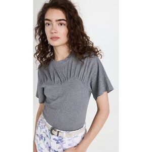 NEW Isabel Marant Zazie Ruched Tee Sz S